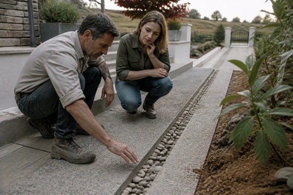 Allée béton drainant Valence