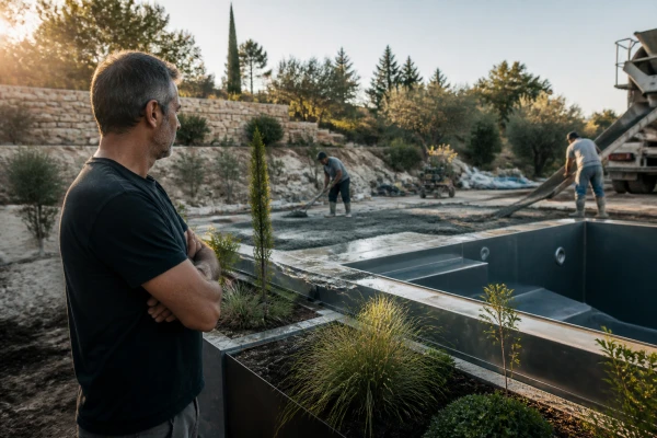 Construction piscine Étoile-sur-Rhône