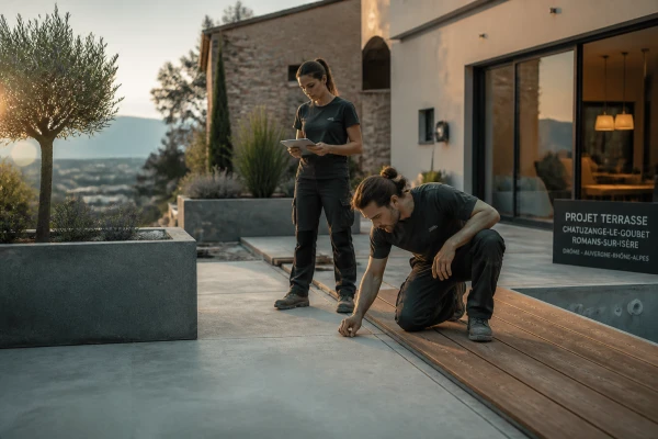 Rénovation terrasse Romans-sur-Isère